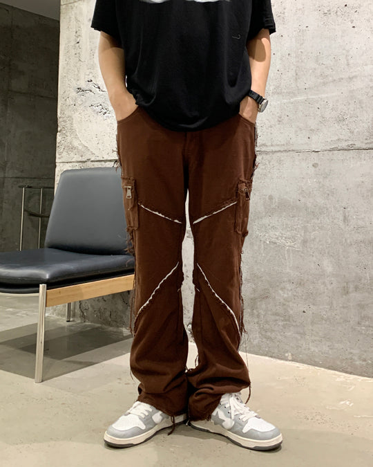 F3F Select Splicing Anti Edge Beggar Pants