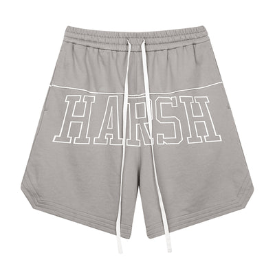Harsh and Cruel Logo Loose Basketball Shorts
