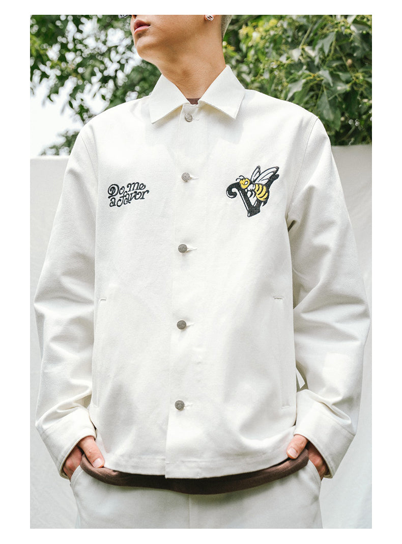 VOTE Bee Embroidered Jacket