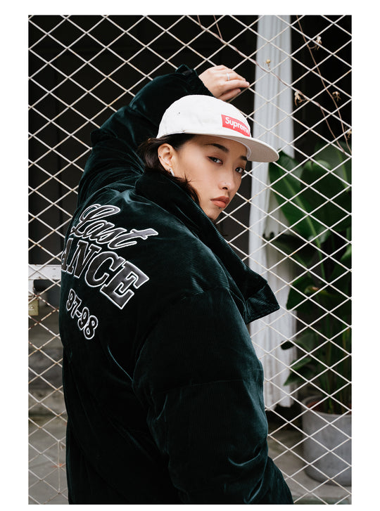 VOTE Embroidered Corduroy Jacket