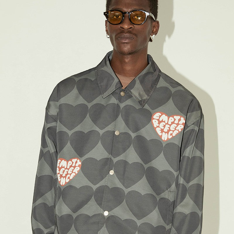 Buy Now Love Print Jacket – Face Face - Main Image