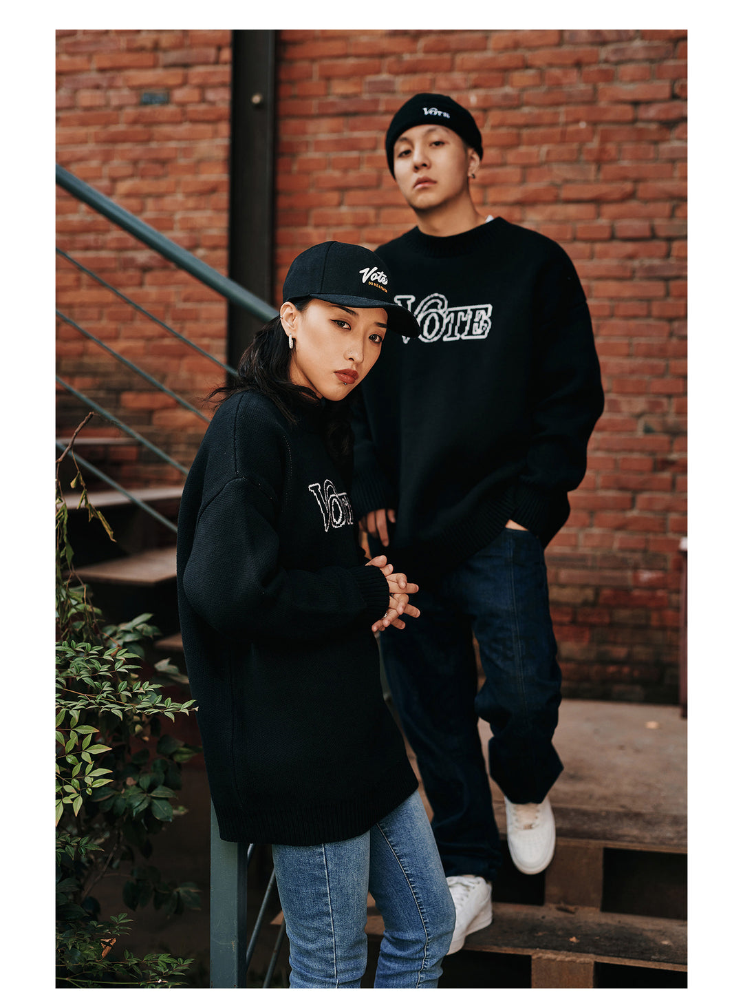 VOTE Logo Knit Sweater