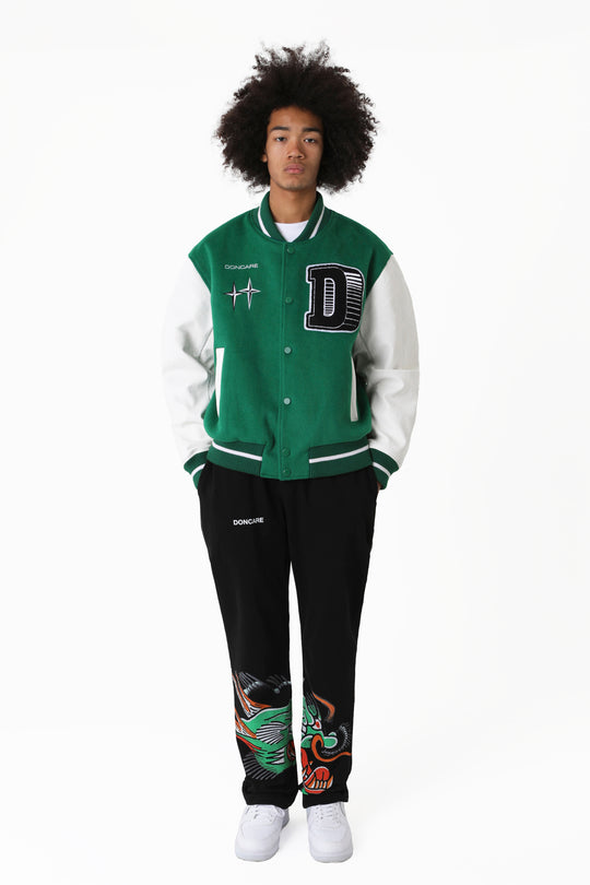 DONCARE D LOGO Varsity Jacket | Face 3 Face