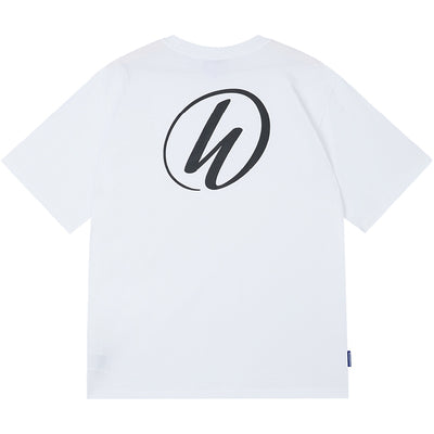 Wassup Basic foam printed Logo Tee | Face 3 Face