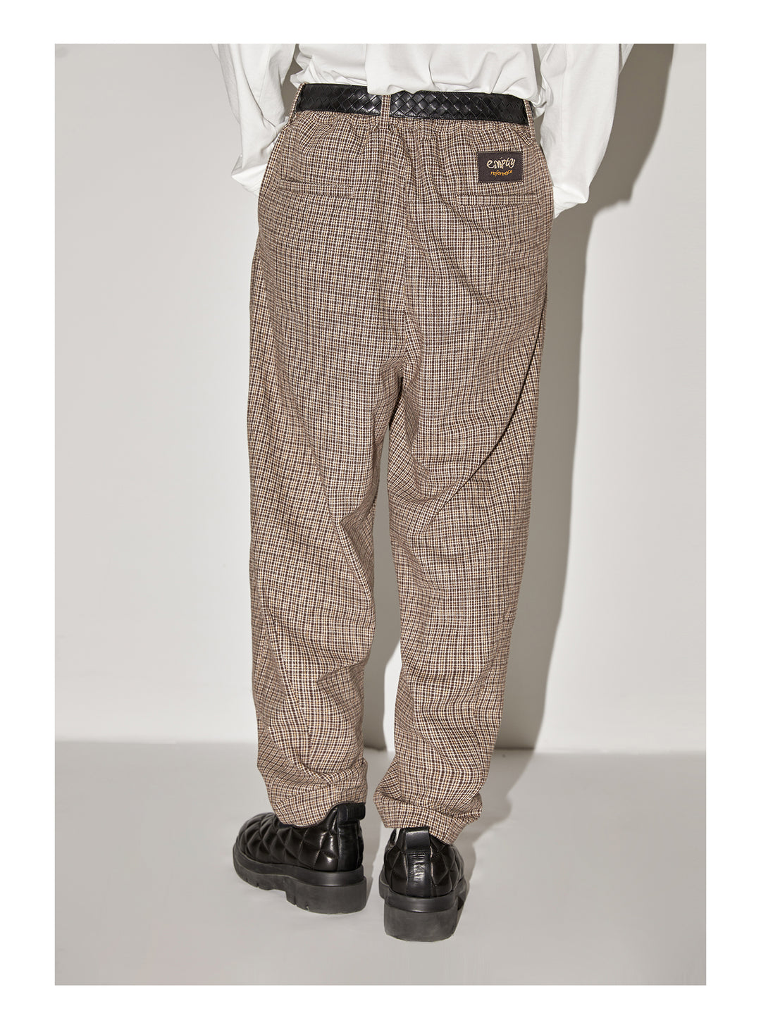 EMPTY REFERENCE Check Pattern Pants