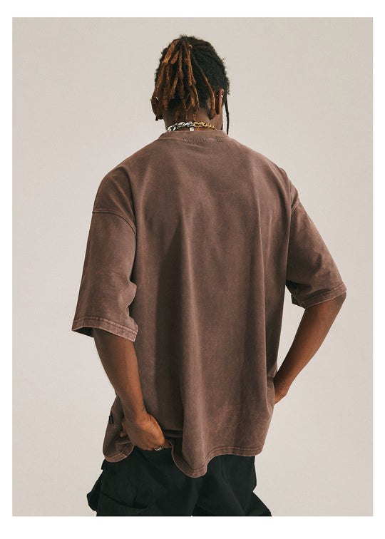 ANTIDOTE Vintage Washed Old Phantom Logo Print Tee