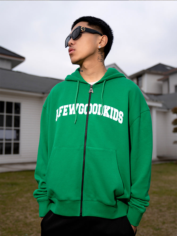 AFGK 3D Logo Zip Hoodie | Face 3 Face