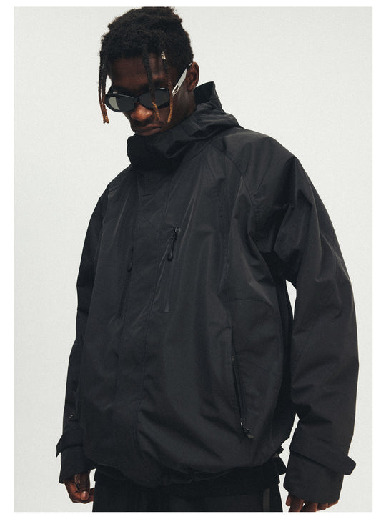 ANTIDOTE Outdoor Waterproof Hooded Zipper Jacket | Face 3 Face