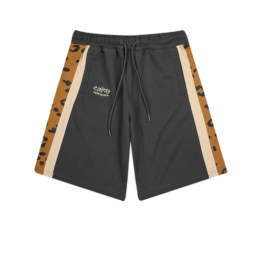 EMPTY REFERENCE Leopard Print Shorts