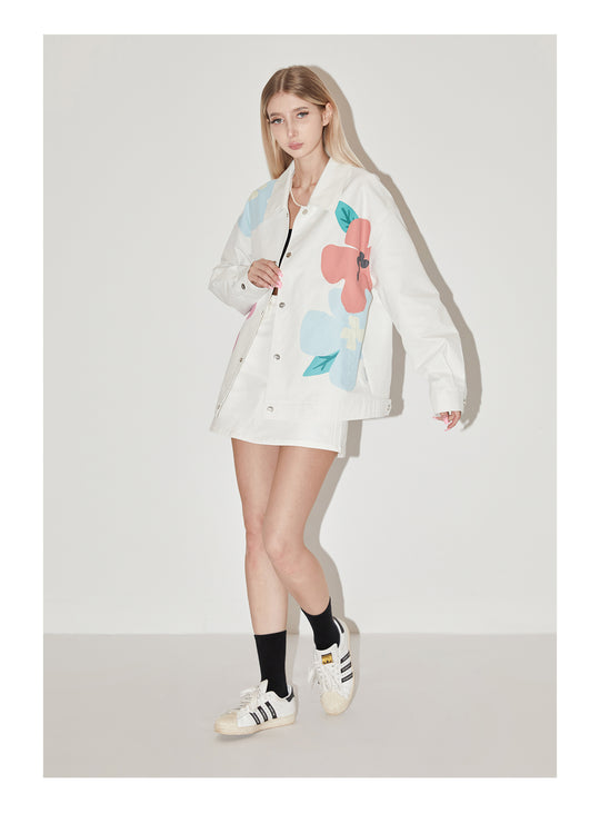 EMPTY REFERENCE Garden Floral Print Jacket