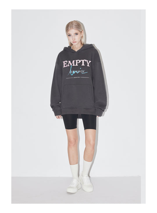 EMPTY REFERENCE Overlap Logo Hoodie