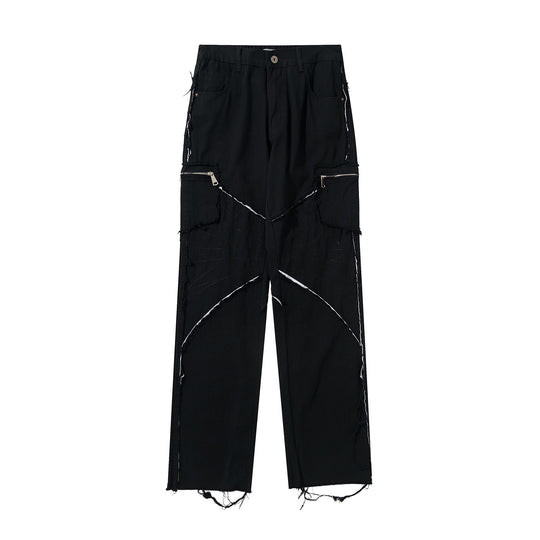 F3F Select Splicing Anti Edge Beggar Pants