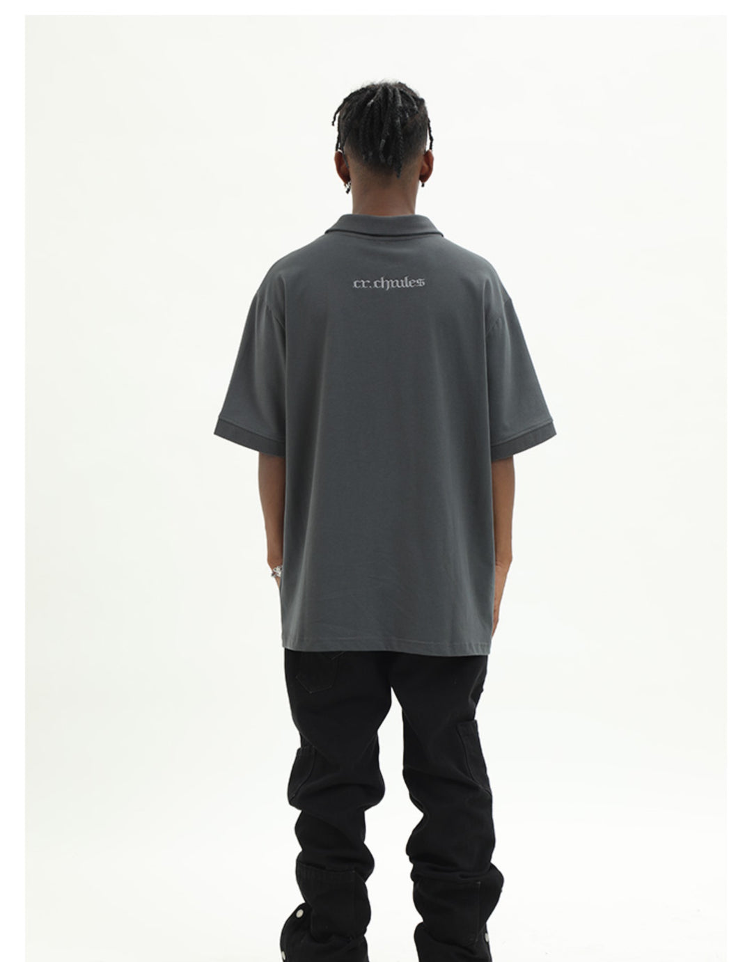 Cashrules Cross Star Logo Embroidered Polo