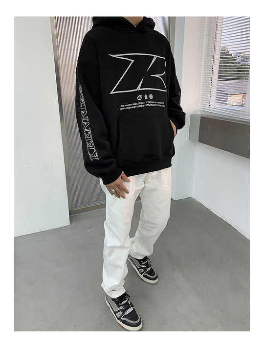 Keenness Print Hoodie