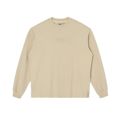 F2CE Dimensional Letter LOGO Long Sleeved Tee | Face 3 Face