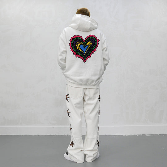 Behind Love Heart Hoodie