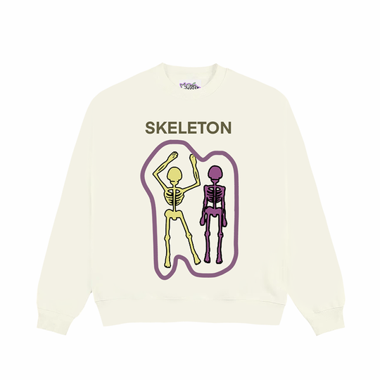 F3F Select Skeleton Skull Print Sweatshirts