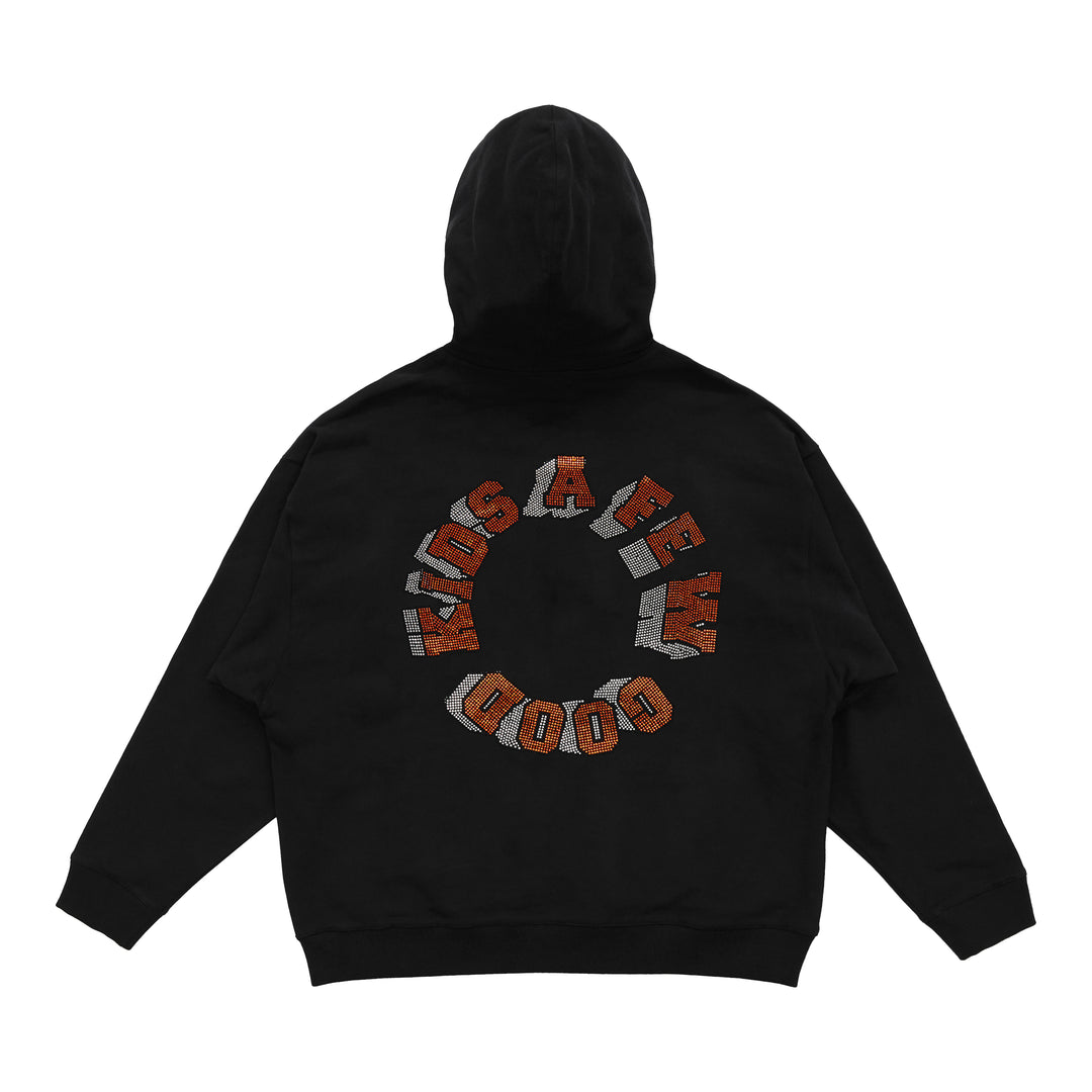 AFGK | AFGK 3D Logo Hoodie Basic Rhinestone Logo | Face 3 Face