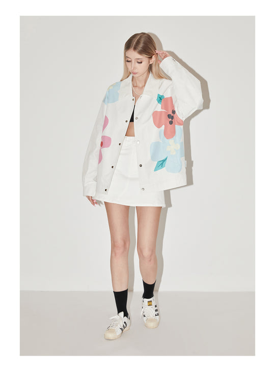 EMPTY REFERENCE Garden Floral Print Jacket