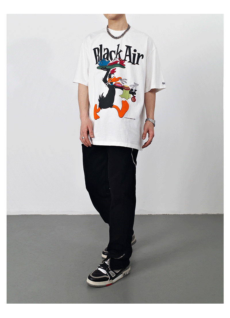 F3F Select Duck Print Washed Tee