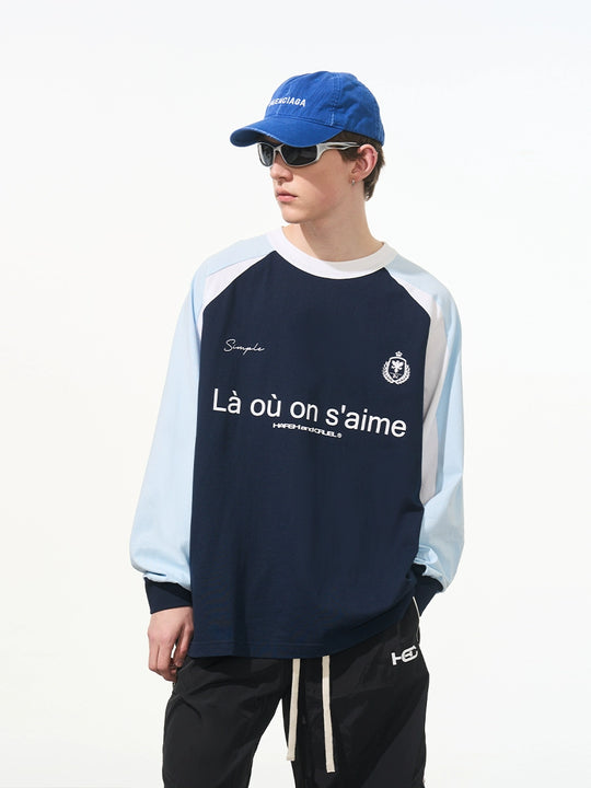 Harsh and Cruel Jersey Raglan Long Sleeve Tee