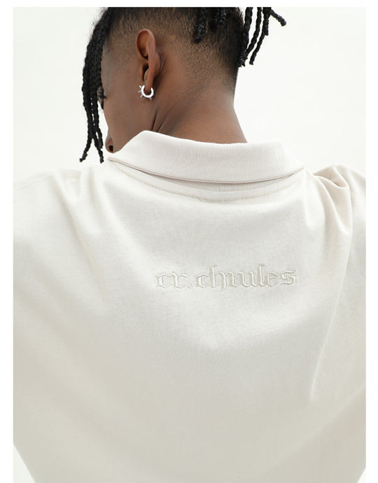 Cashrules Cross Star Logo Embroidered Polo