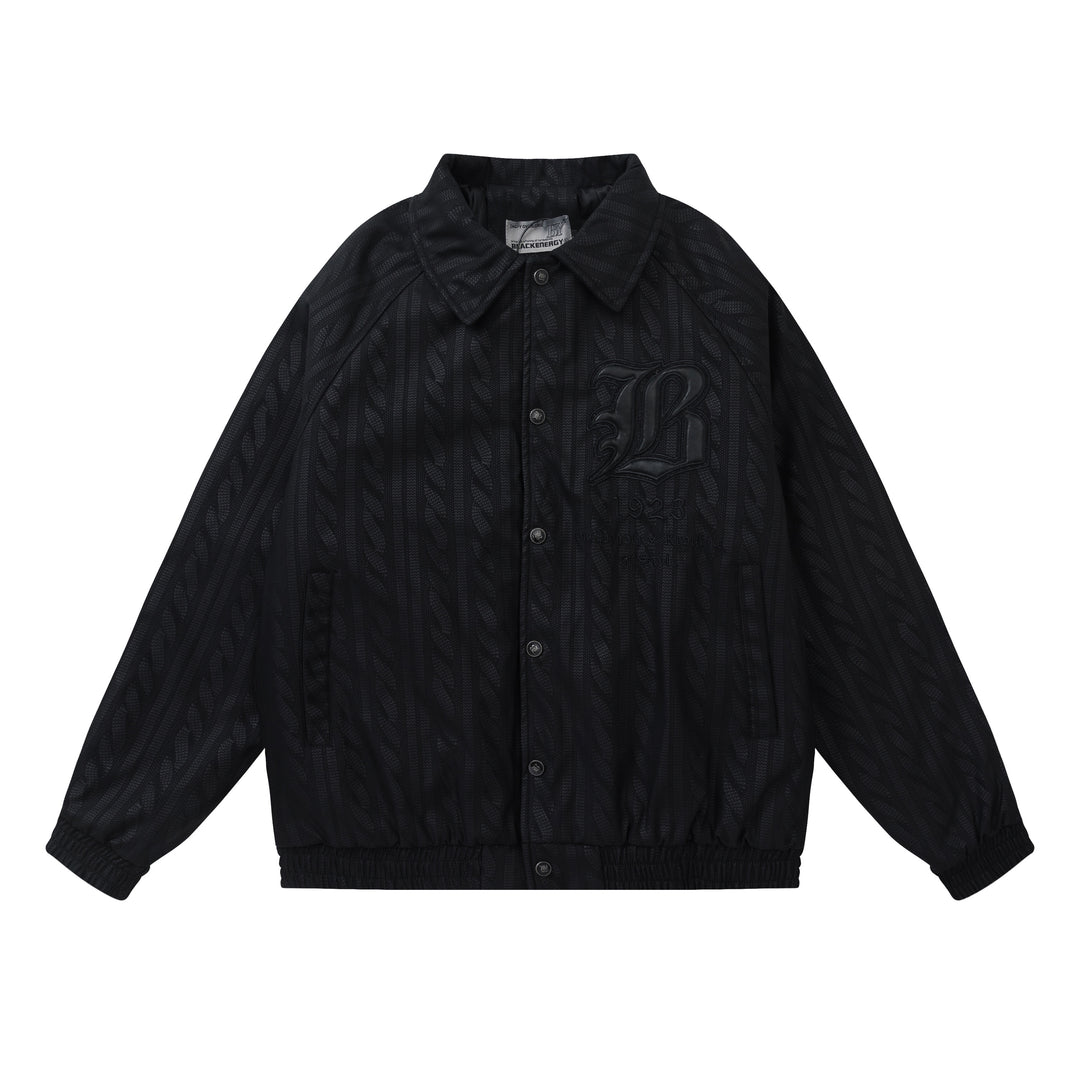 F3F Select Twist Dark Embroidery Lapel Jacket