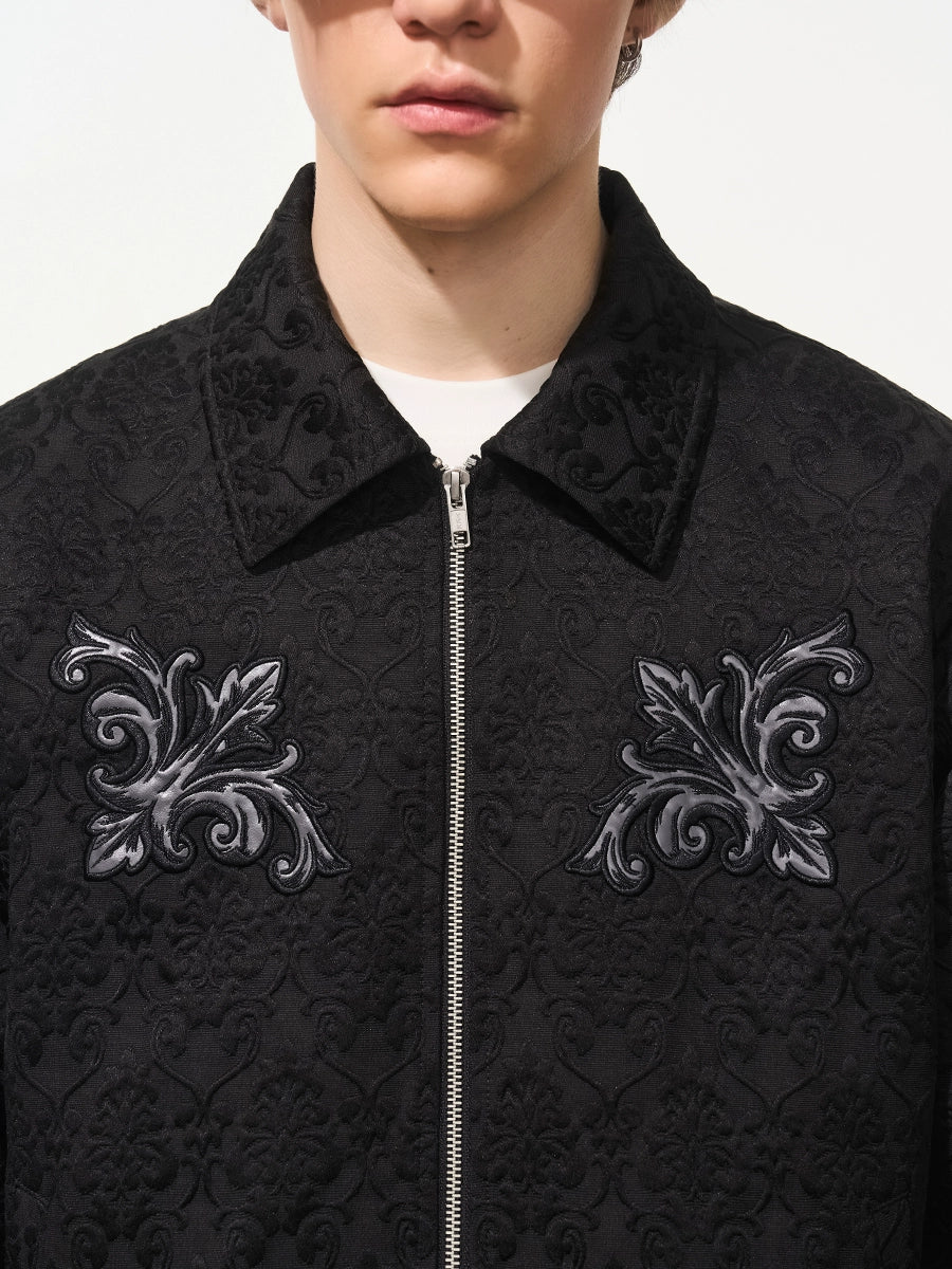 Harsh and Cruel Jacquard Embroidered Patches Jacket