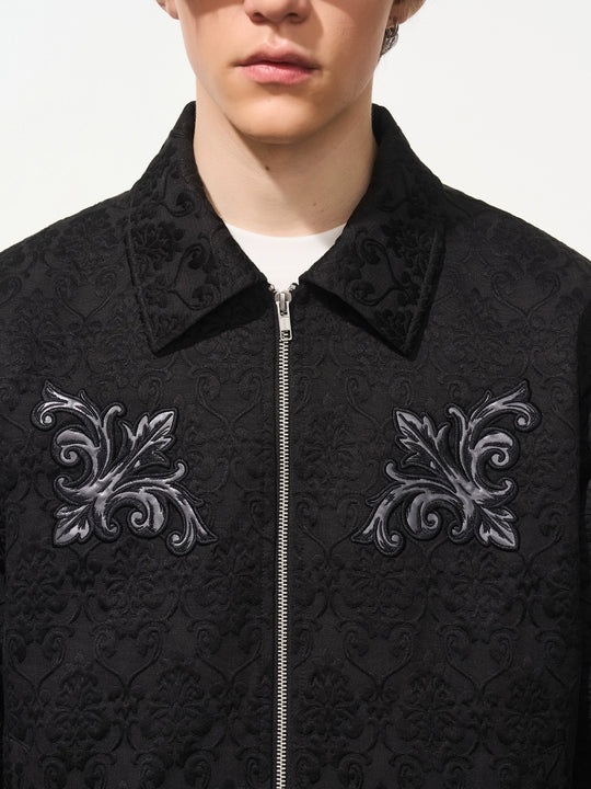Harsh and Cruel Jacquard Embroidered Patches Jacket