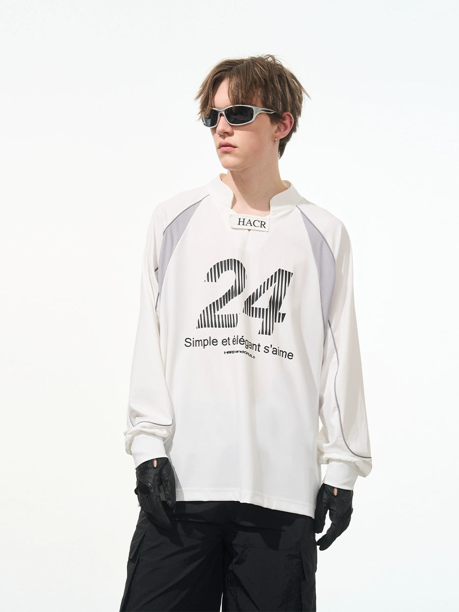 Harsh and Cruel Infectious Stitched Jersey Long Sleeve Tee