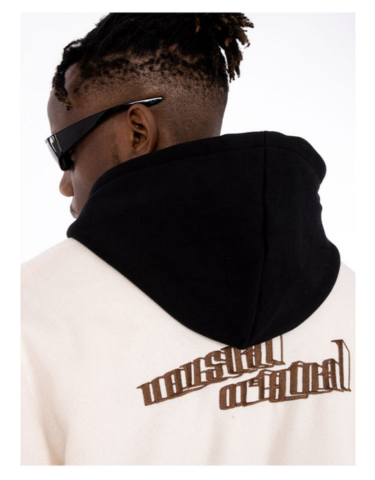 Star Embroidered Varsity Jacket