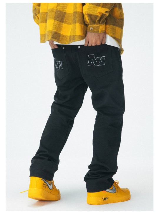 ANTIDOTE Embroidered LOGO Trousers | Face 3 Face