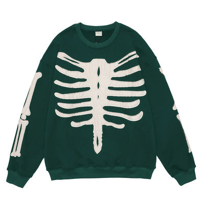 Patch Skeleton Sweatshirts
