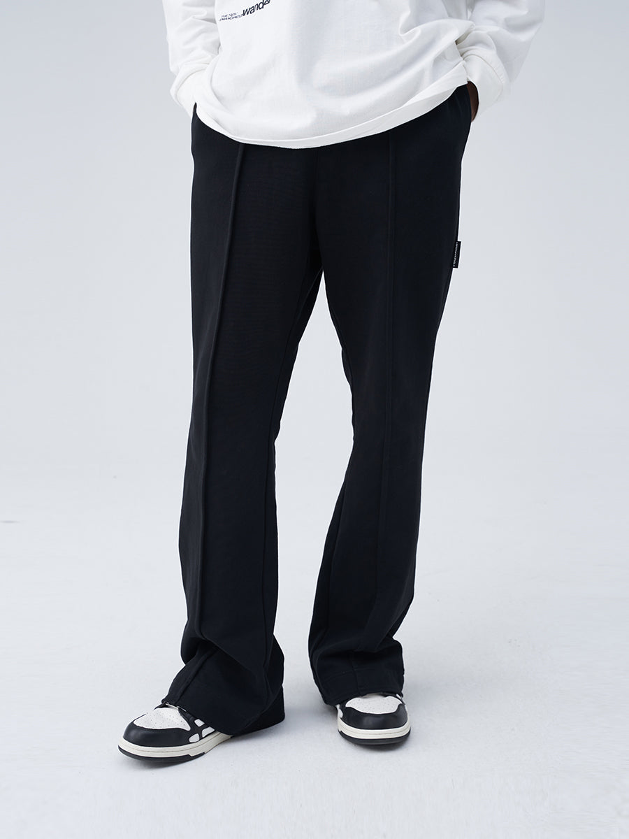 Harsh and Cruel Standing Cut Structured Line Sweatpants