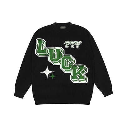 Luck 777 Knit Sweater