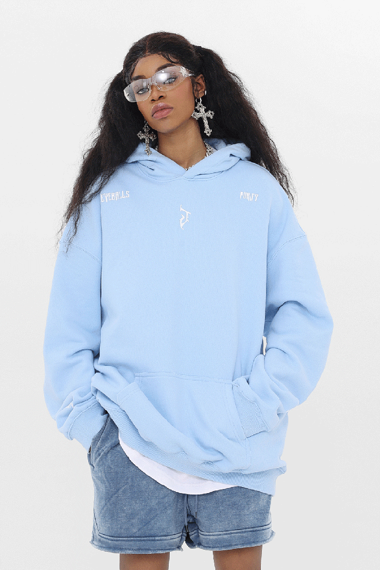 JHYQ Basic Logo Print Hoodie