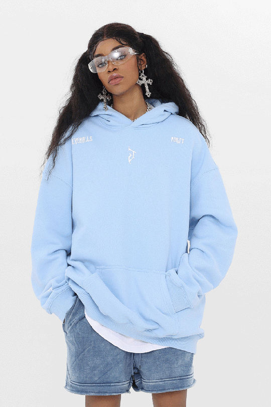JHYQ Basic Logo Print Hoodie