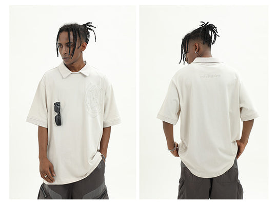 Cashrules Cross Star Logo Embroidered Polo