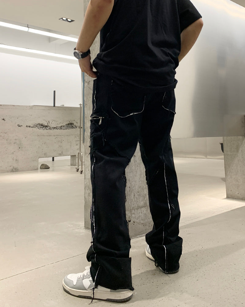 F3F Select Splicing Anti Edge Beggar Pants