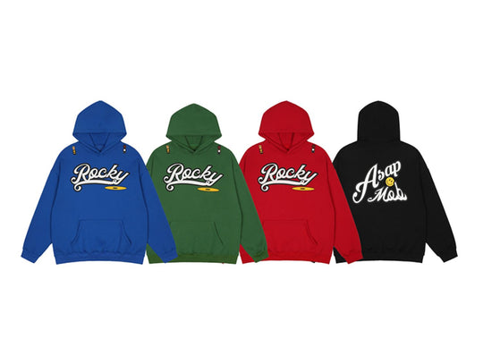 Letter Smile Printing Hoodie