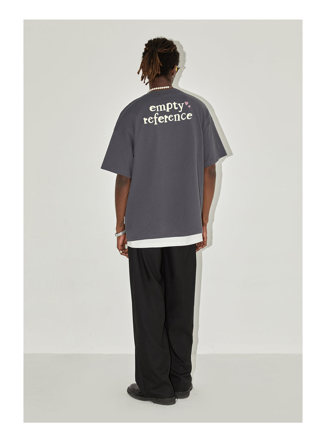 EMPTY REFERENCE Rabbit Kitten Print Tee