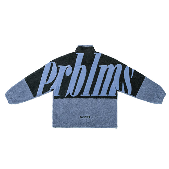 PRBLMS Big LOGO Sherpa Fleece Boa Jacket | Face 3 Face
