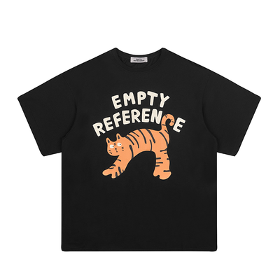 EMPTY REFERENCE Cute Tiger Print Tee