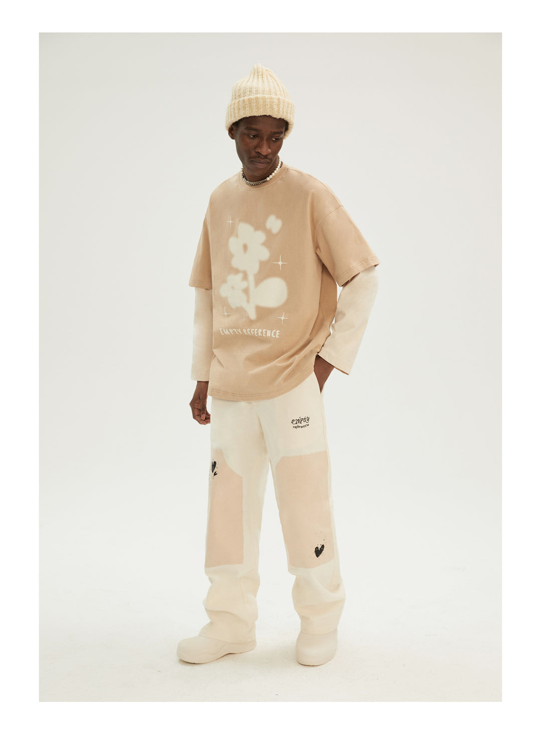 EMPTY REFERENCE Flowers Print Tee