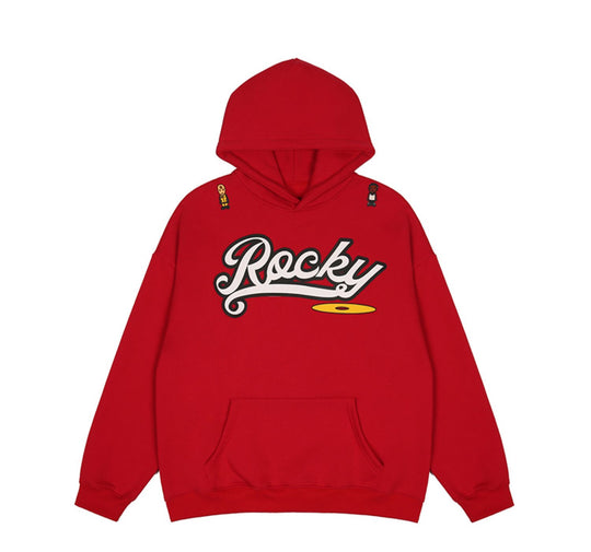 Letter Smile Printing Hoodie