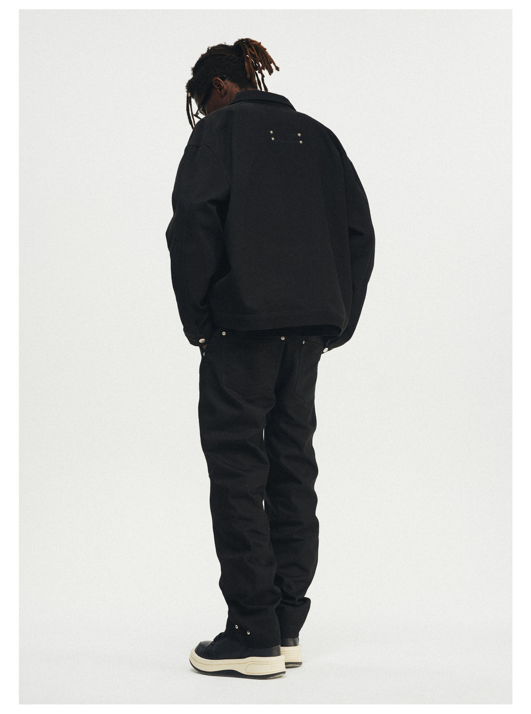 ANTIDOTE Stud Patch Punk Loose Zipper Jacket | Face 3 Face