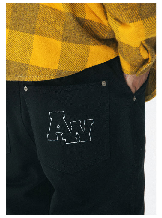 ANTIDOTE Embroidered LOGO Trousers | Face 3 Face