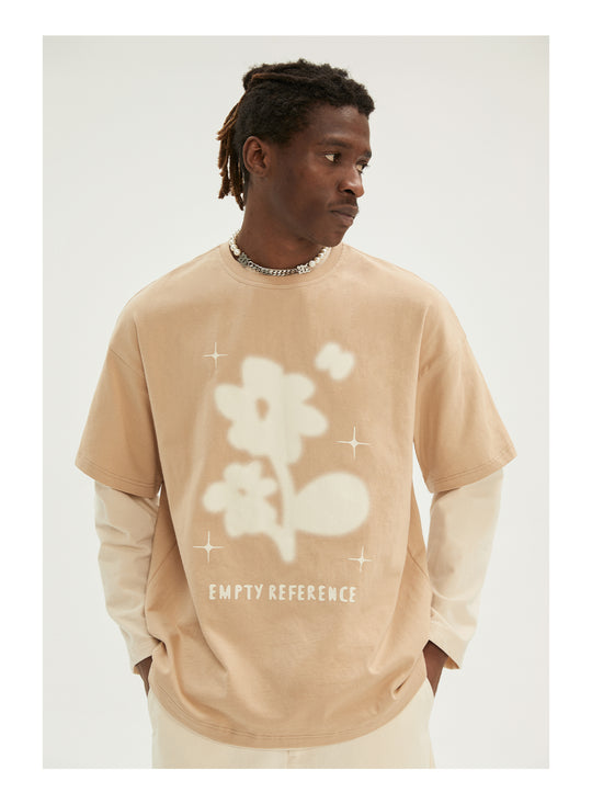 EMPTY REFERENCE Flowers Print Tee