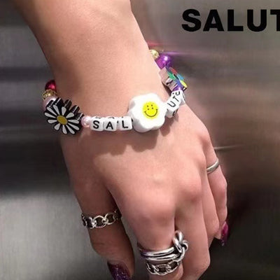 SALUTE & GODDESS Small Daisy Bracelet