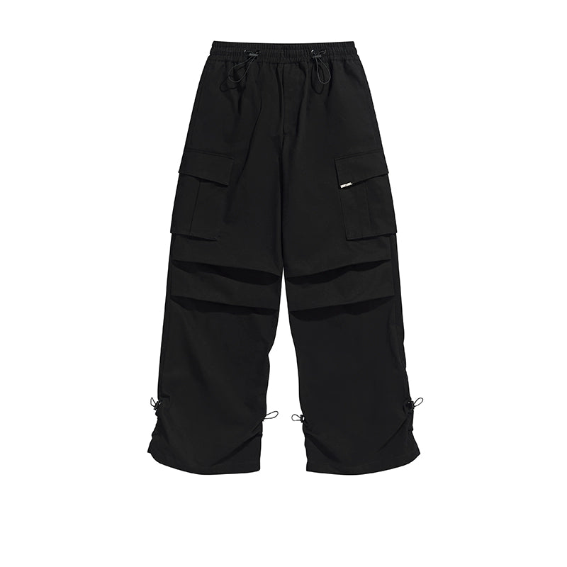 Harsh and Cruel Drawstrings Adjustable Cargo Trousers